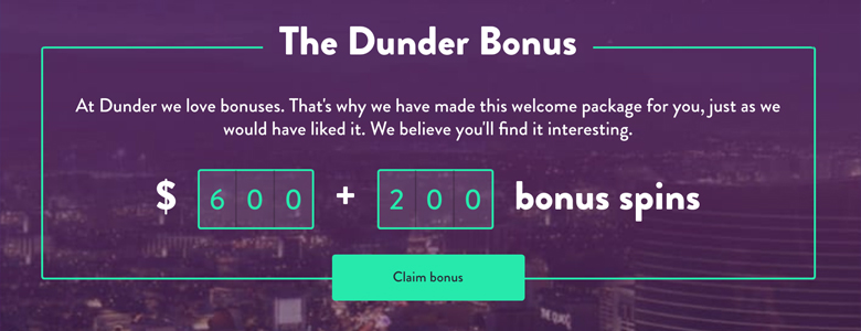 dunder casino no deposit